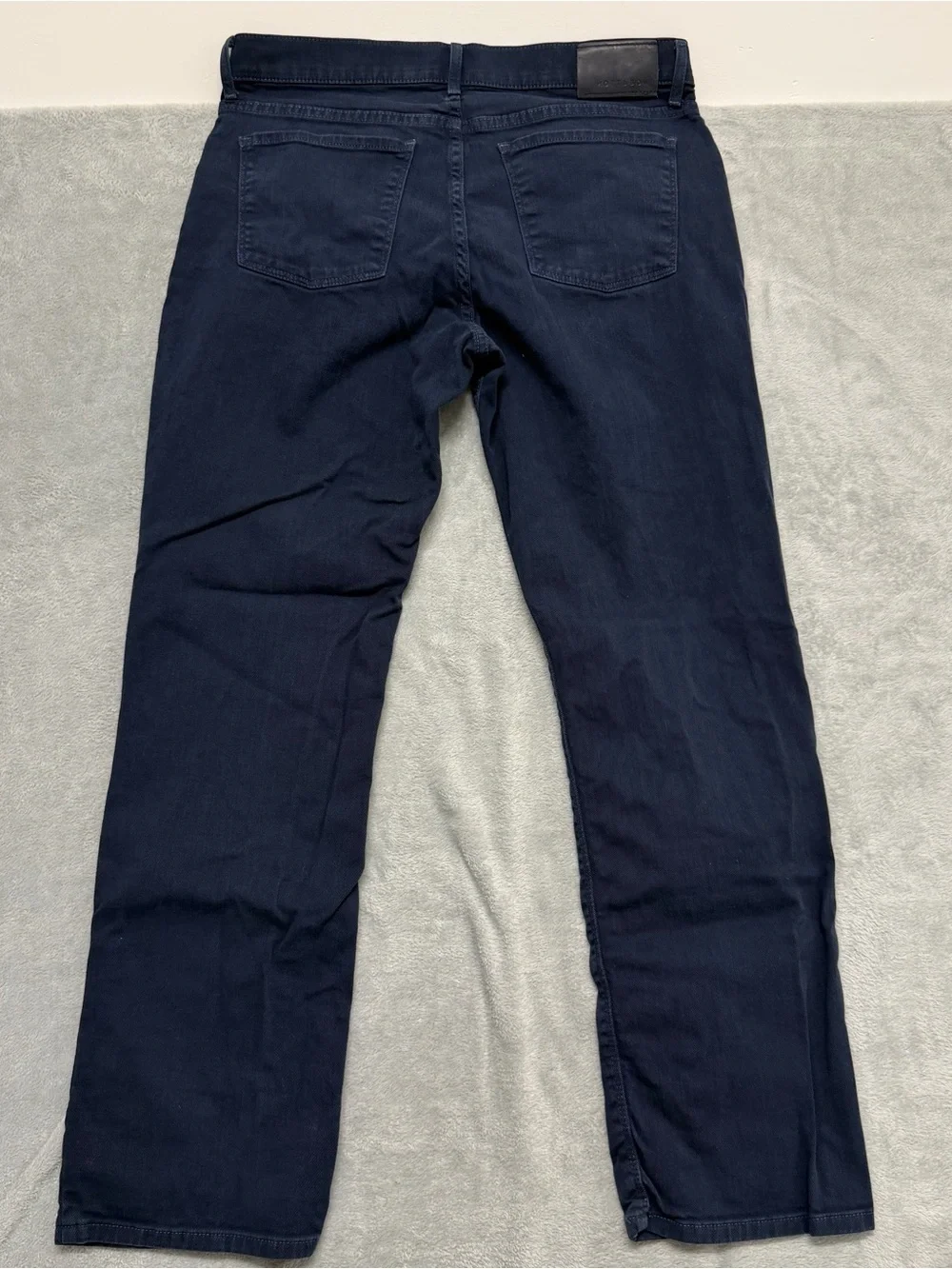 Mott & Bow Jeans Mens 34x32 Navy Blue Mid Rise Stretch Denim Straight